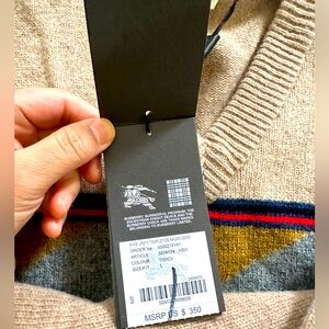 Brand new Burberry man sweater